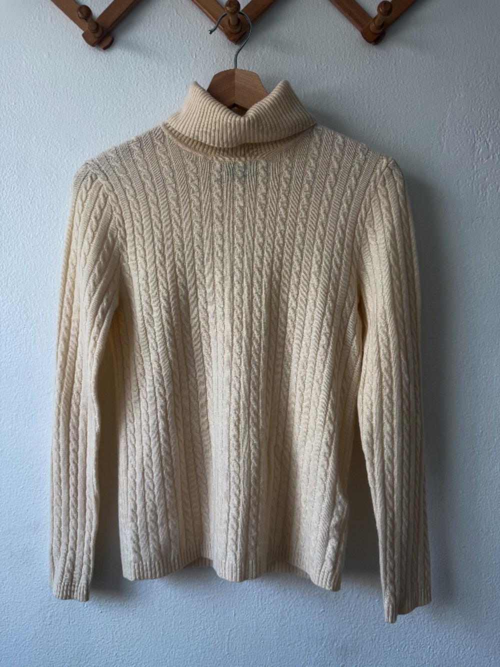 Lord and Taylor Cashmere Blend Turtle Neck Sweater
